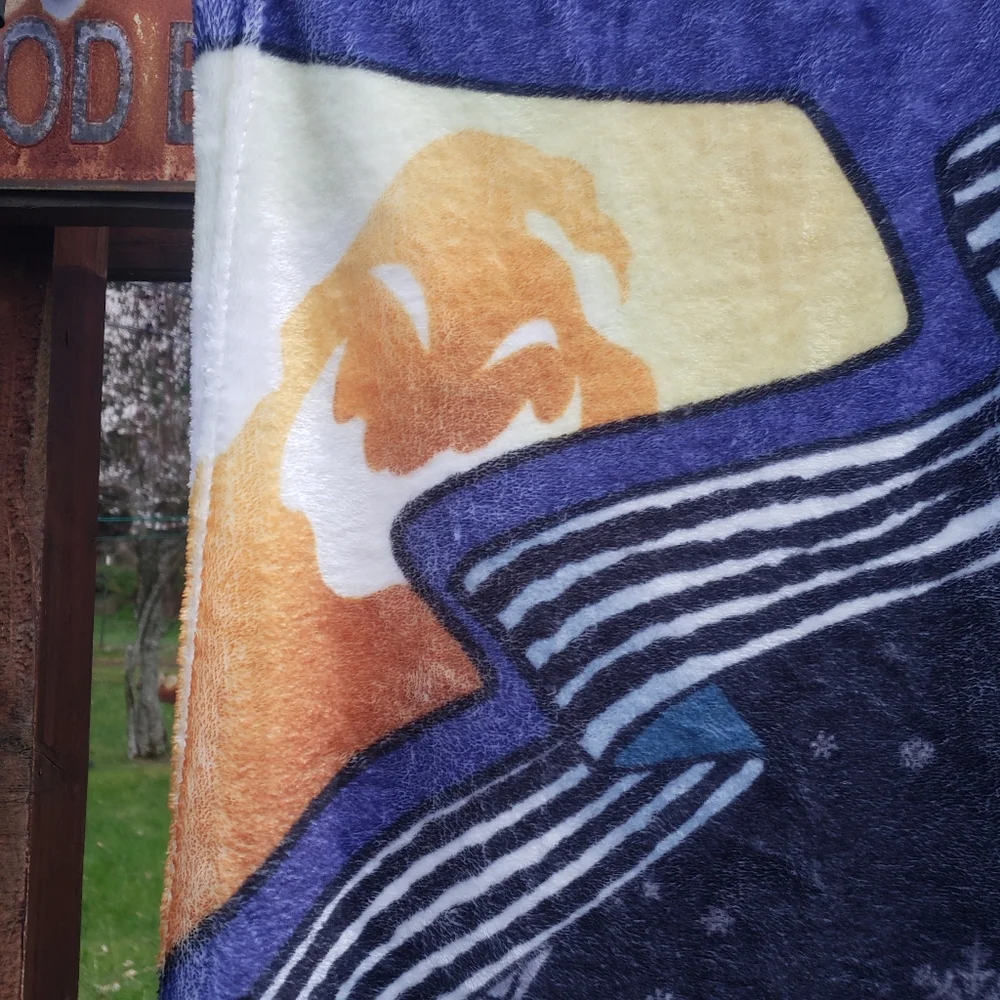 The Nightmare Before Christmas Jack & Sally Soft Fleece Throw Blanket